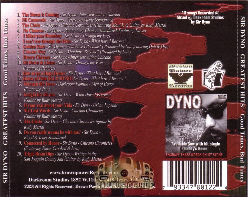 Sir Dyno – Greatest Hits: Good Times, Bad Times – CD